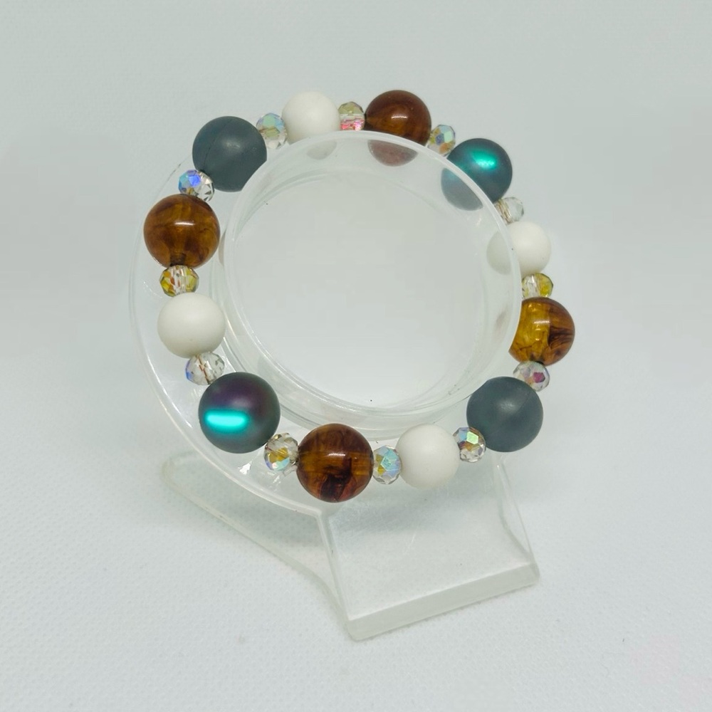 Handmade Gemstone & Crystal Bracelet